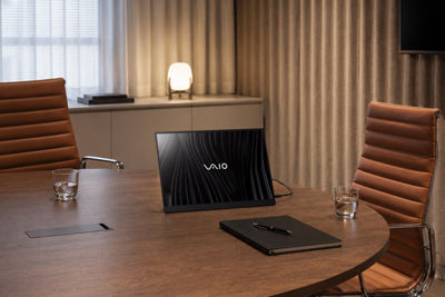 VAIO Vision+ 14P monitor on a table